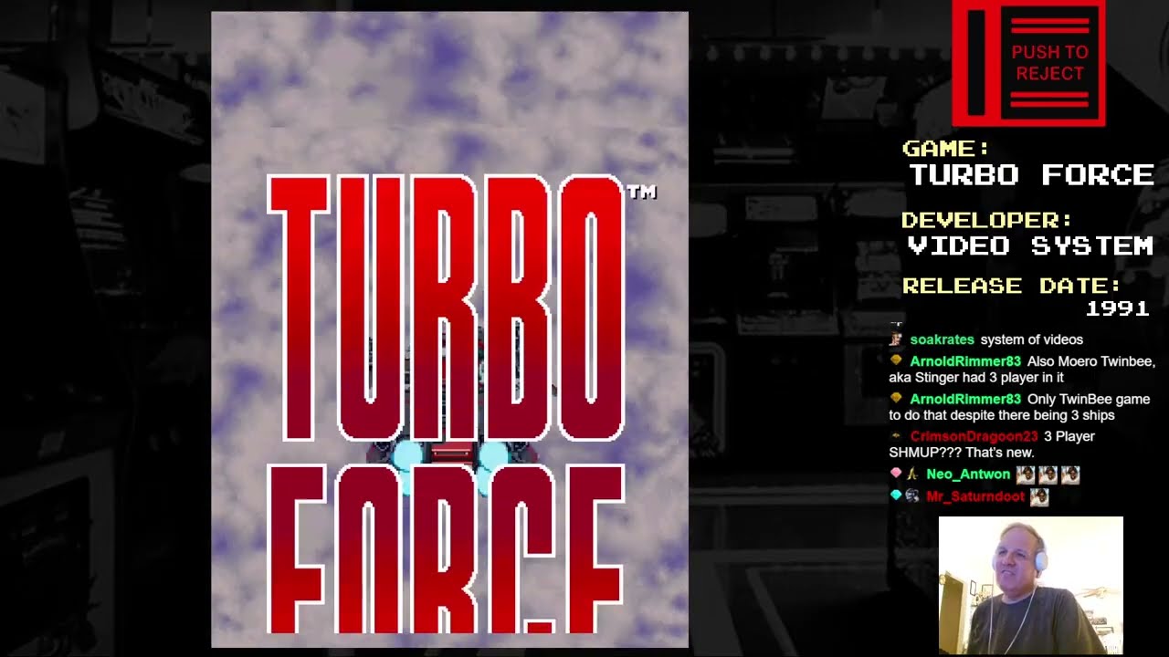 Push To Reject - Turbo Force (1991 Video System)