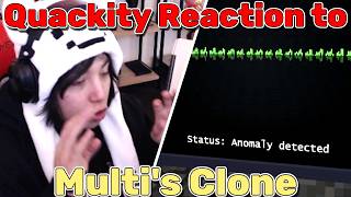 Multi Shows Quackity A record of Multi's Clone made by his Workers on QSMP 2 Minecraft
