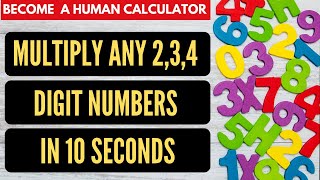 Become a human calculator: Learn to multiply any 2,3,4 digit numbers in 10 seconds | Vedic Maths screenshot 5