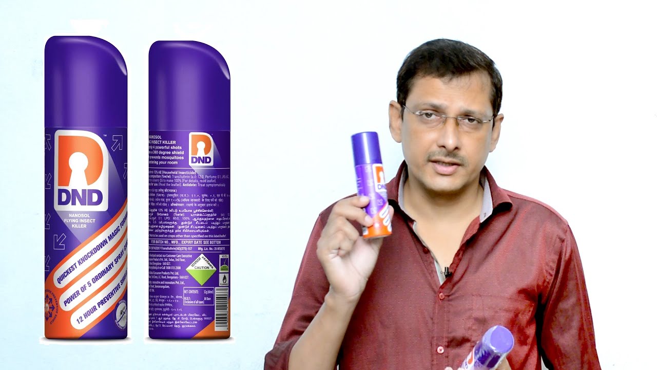 DND Excellent Mosquito Repellent Spray 60ml Telugu Review YouTube