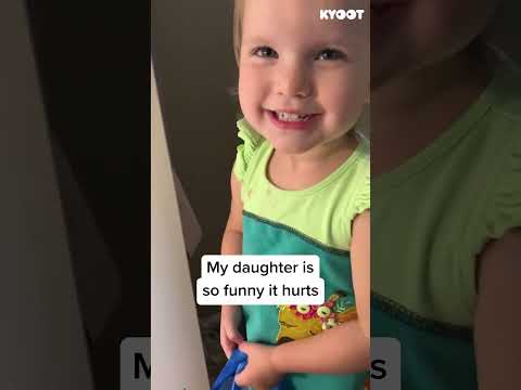 My daughter is a comedy genius! 😂