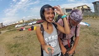 Волгоград рулит полёт девушки в Анапе на параплане