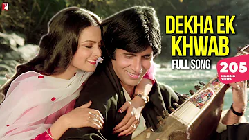 Dekha Ek Khwab Song | Silsila | Amitabh Bachchan, Rekha | Kishore Kumar, Lata Mangeshkar, Shiv-Hari