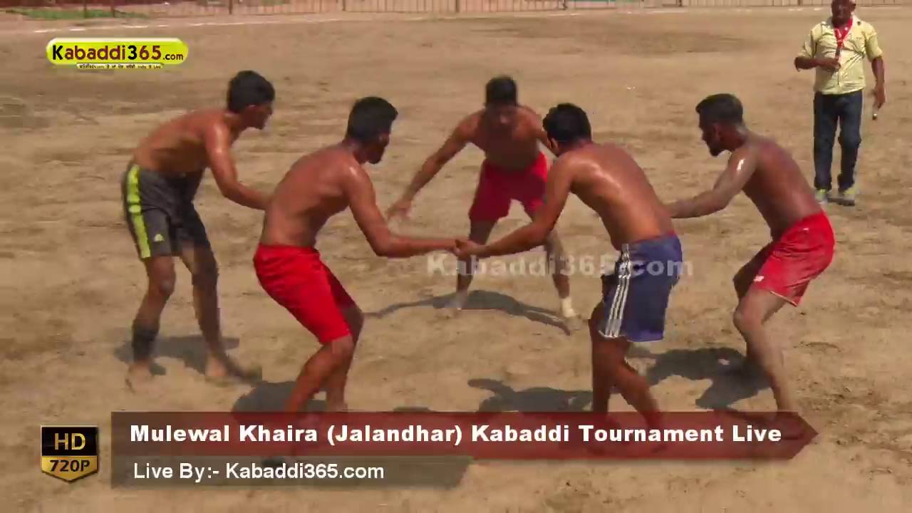Mulewal Khaira (Jalandhar) Full Kabaddi Tournament 4 Sep 2016