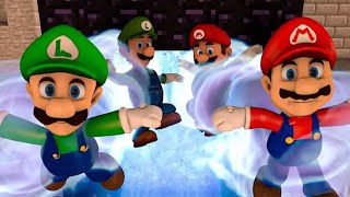 Super Mario & Luigi In Portal Of Change