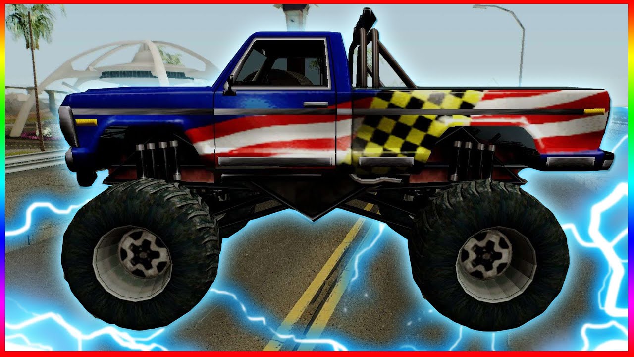gta san andreas definitive edition cursed monster truck glitch compilation