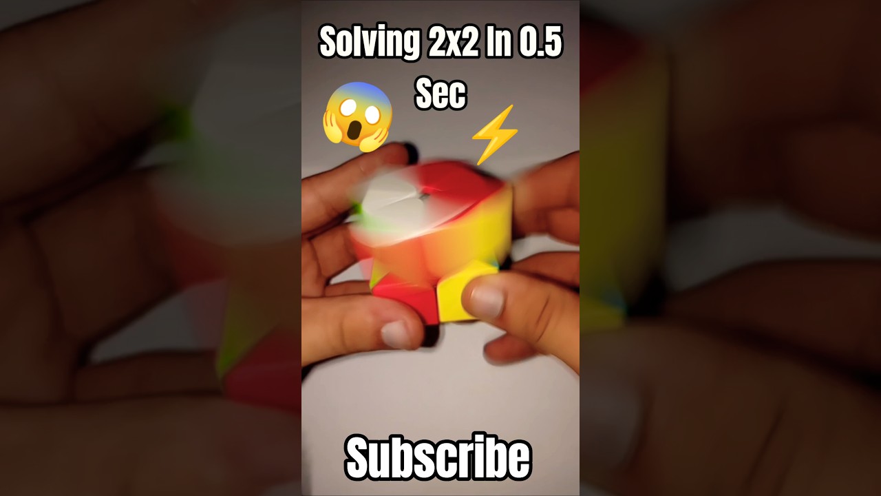 Solving 2x2 In 0.5 seconds ⚡