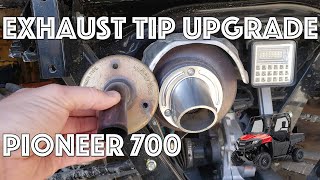 Pioneer 700 Exhaust Tip Upgrade - BlackPath Racing