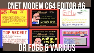 #6 C64 Compunet Modem Seq. Text Frames DR FOGG + KKYTV etc. 1986-1991. Rob Hubbard, Jeroen Tel Music screenshot 5