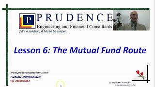Investment and Trading. A Logical and Knowledge based Approach. Lesson 11 The MF Route