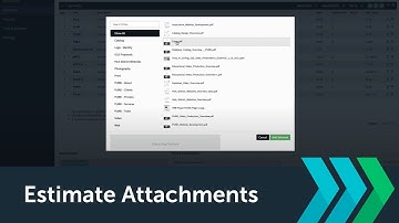 Estimate Attachments - Trackfront Tutorials