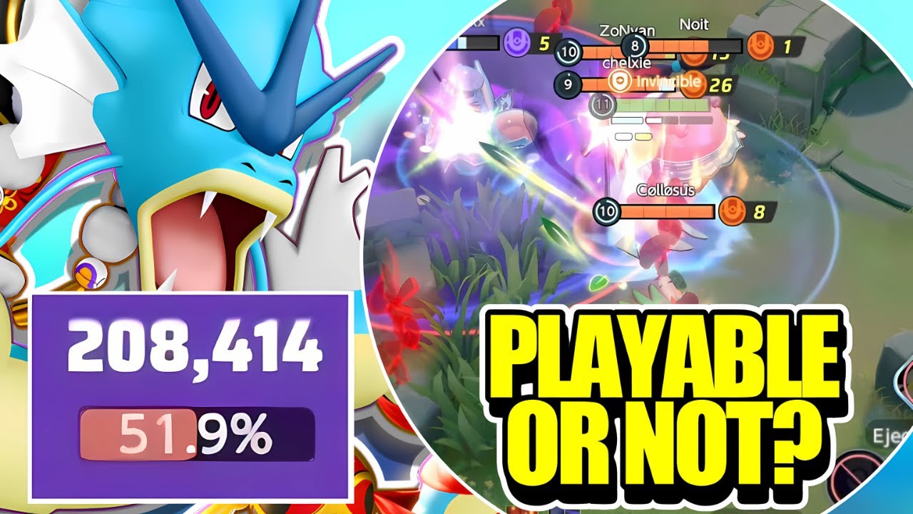 Is Aqua Tail Gyrados Playable Now? | Pokemon Unite