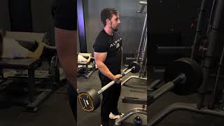 Hammer Curl using a long bar 25 kg (Rosca martelo com barra grande e pegada neutra) #biceps