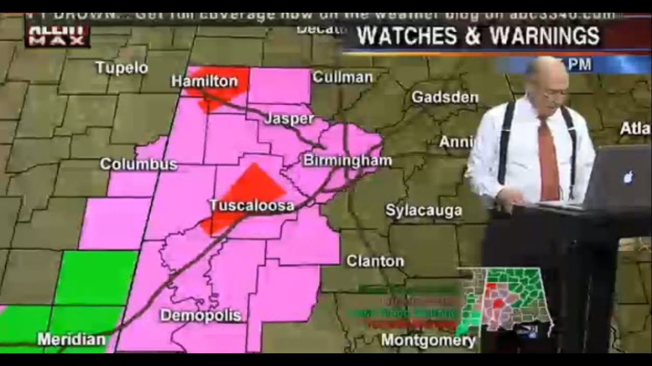 ABC 33/40 - Tornado Coverage (January 3, 2015)