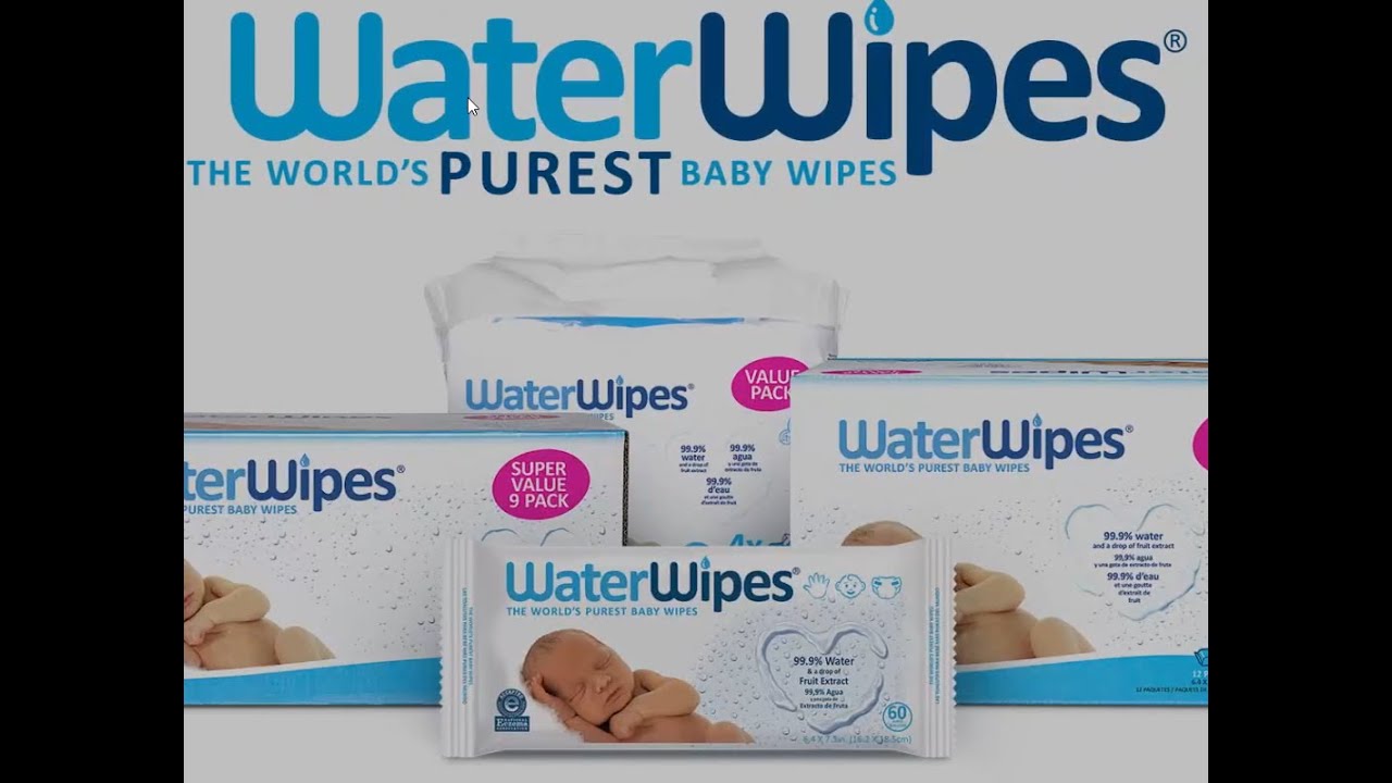 WaterWipes Original Baby Wipes, 99 9  Water, Unscented & Hypoallergenic for Sensitive Newborn Skin