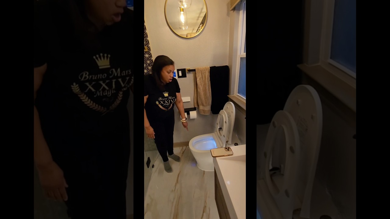 Mother reacts to smart bidet 🤯🤪💦 