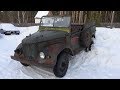 Первый выезд "Бобика" ГАЗ-69/ Thethe first drive  of "Bobik" GAZ-69