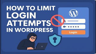 How to limit login attempts in wordpress | wordpress tutorial for beginners