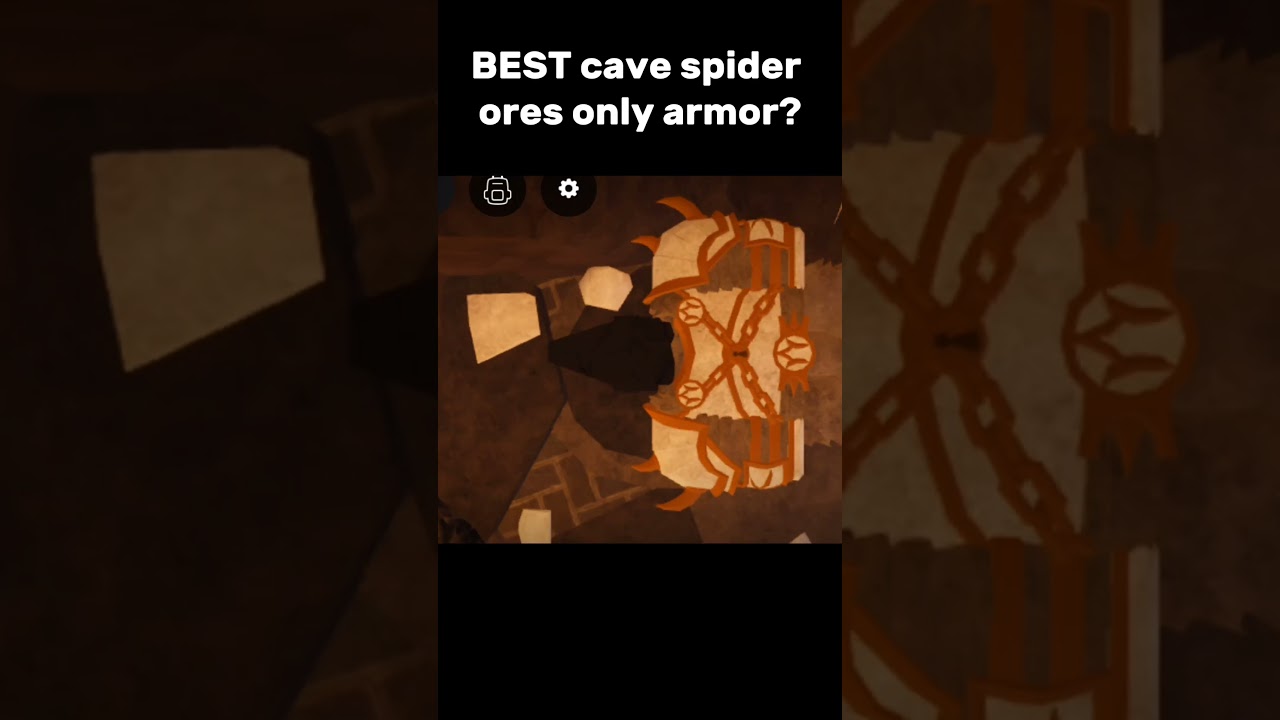 Cave spider ores only armor in The Forge on 