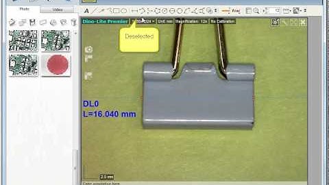 Auto Measrement Tutorial on DinoCapture 2.0