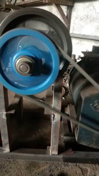LISTRIK TANPA BBM, (Plywheel 5kw dalam uji coba RPM),karya anak bangsa