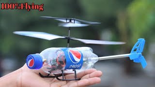 How To Make a Helicopter - Flying Bottle Helicopter