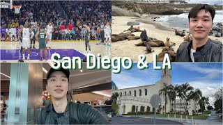 [vlog] San Diego & LA Trip!! l going to see the Lakers