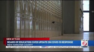 New Hanover County Board of Education provides update on response to COVID-19