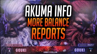 Street Fighter 6 Balance Reports, Akuma Info & Drive Reversal Changes