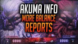 Street Fighter 6 Balance Reports, Akuma Info \u0026 Drive Reversal Changes