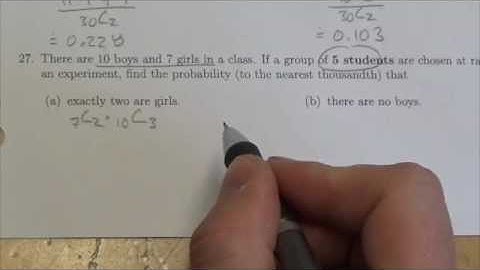 Math 30-2 Permutations and Combinations Review #27