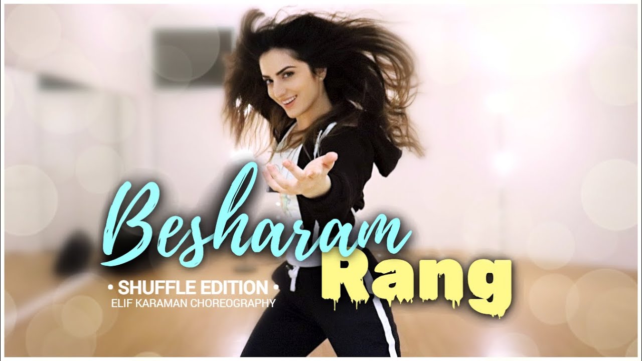 Dance on Besharam Rang  Pathaan  SHUFFLE   RAVE  Elif Karaman Choreography