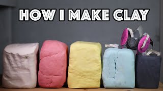 How I Make Clay at Home | Pottery | Ceramics