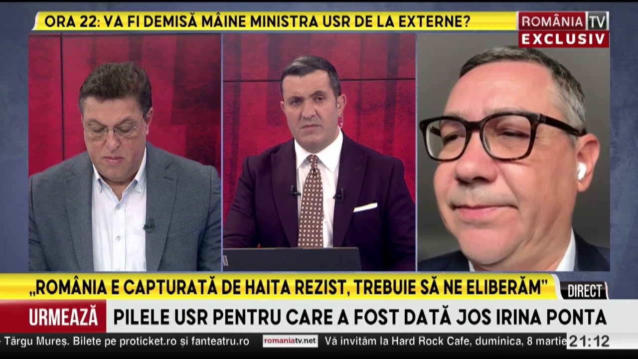 ROMANIA TE VEDE, cu Ioan Korpos, 8.3.2026.  Ponta demască operaţiunea reziştilor împotriva fiicei