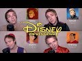 One guy 24 voices with music frozen aladdin moana mulan  disney song impressions