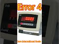 D60 Weighing Indicator Error 4 | Reason & Solution in Urdu/Hindi | Weighing Scale Repair