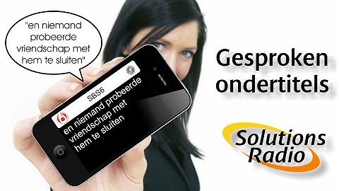Gesproken Ondertitels App