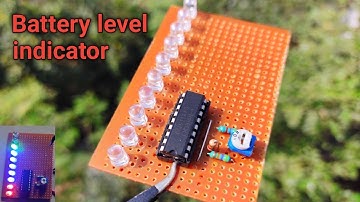 How to make battery level indicator  || with LM3914 IC  ||