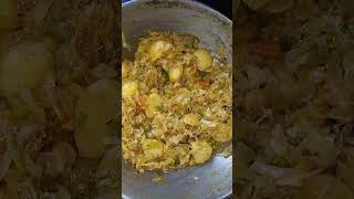 shorts Cabbage with potato recipe youtubeshortstrendingviralrecipe shortviral naat islamic