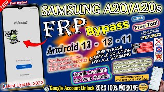 Update 2023 Samsung A20-A20S FRP Bypass | Unlock Google Account Lock Latest Security Fix @pentekfrp