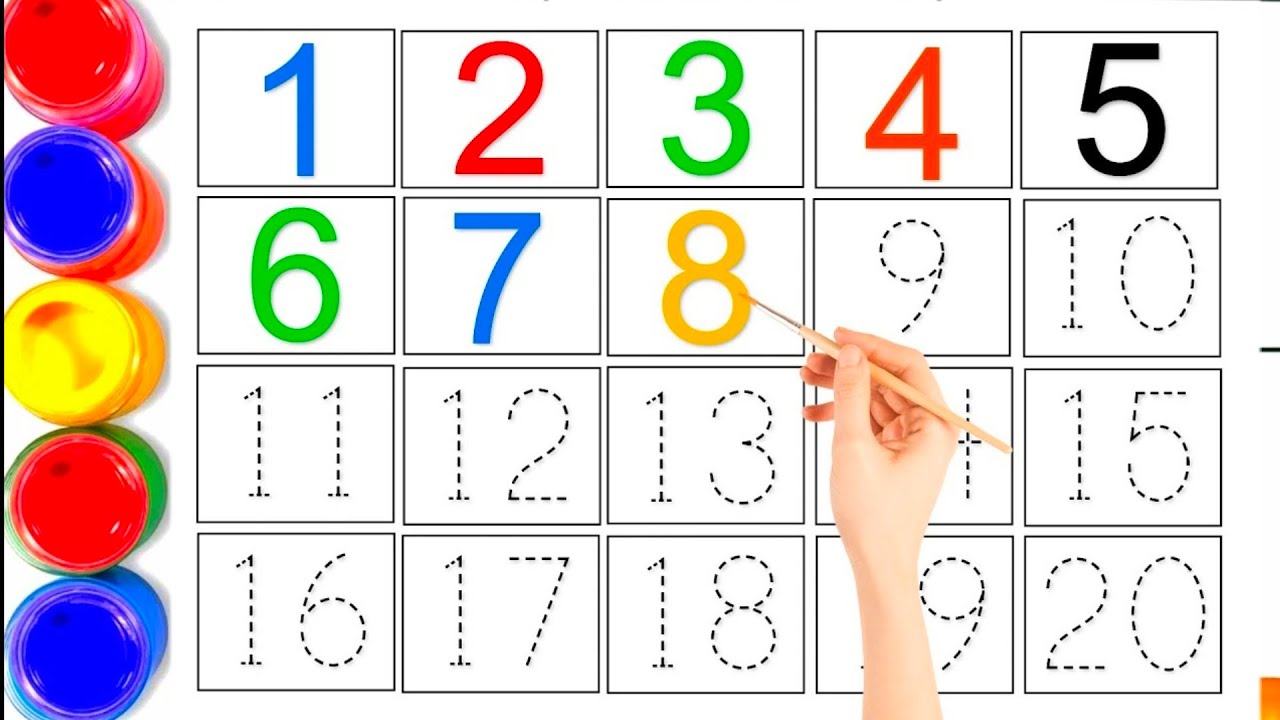 Abcd Count Numbers Learn Alphabets ABCD and Numbers counting|counting 1 to 100| 1 se lekar ...