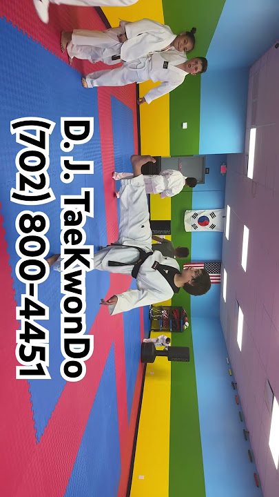 Between classes at DJ TaeKwonDo (702) 800-4451