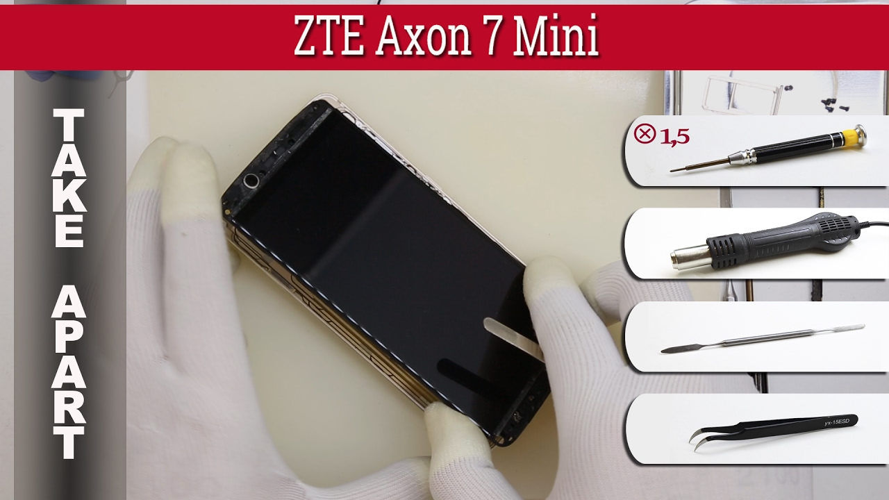 How To Disassemble Zte Axon 7 Mini B17g Take Apart Tutorial Youtube