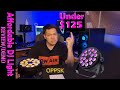 Oppsk 18x10 led par light review  dj stage church party lights  rgbawuv blacklight