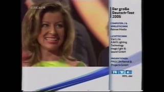 RTL - Der große Deutschtest 2005 Abspann