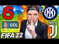 URBE vs JUVE e INTER!! IL MIRACOLO di MR SPETTACOLO - FIFA 22 CARRIERA PS5 #6