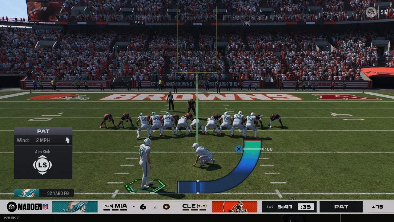 Phanatic64 tv Sports-Madden 26 Franchise wk7 mia@cle