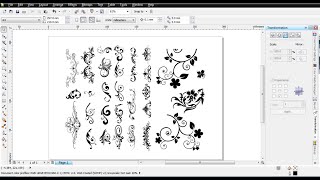 DOWNLOAD ORNAMEN BATIK VECTOR COREL DRAW
