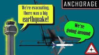 [REAL ATC] Major Earthquake strikes Anchorage, Alaska | AIRPORT CLOSED