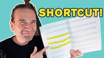 The SECRET to learning fast passages on double bass!